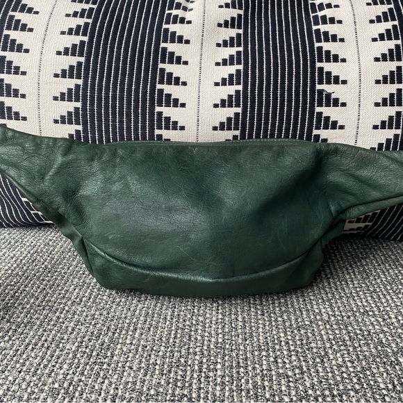 Vintage Green Leather Sling Bag - Picture 7 of 15